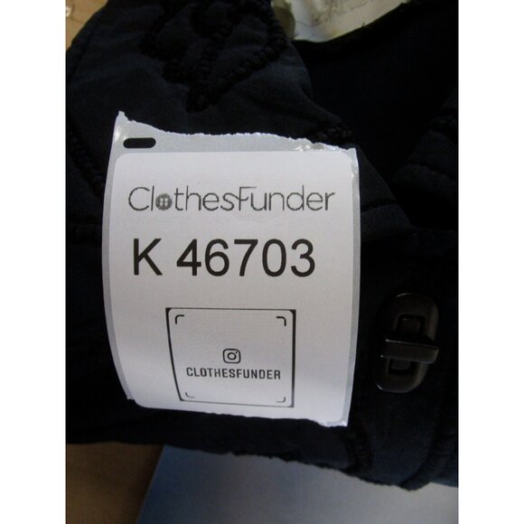 Rayure Paris Jacket Medium Embroidered Floral Quilted Toggle FR 38 - Picture 10 of 10